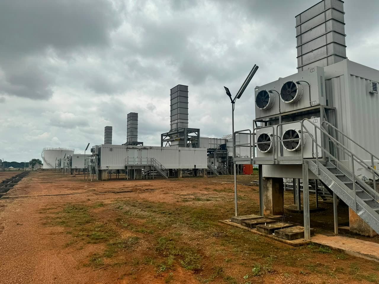 Gas turbine generating units at a Helmont power plant project